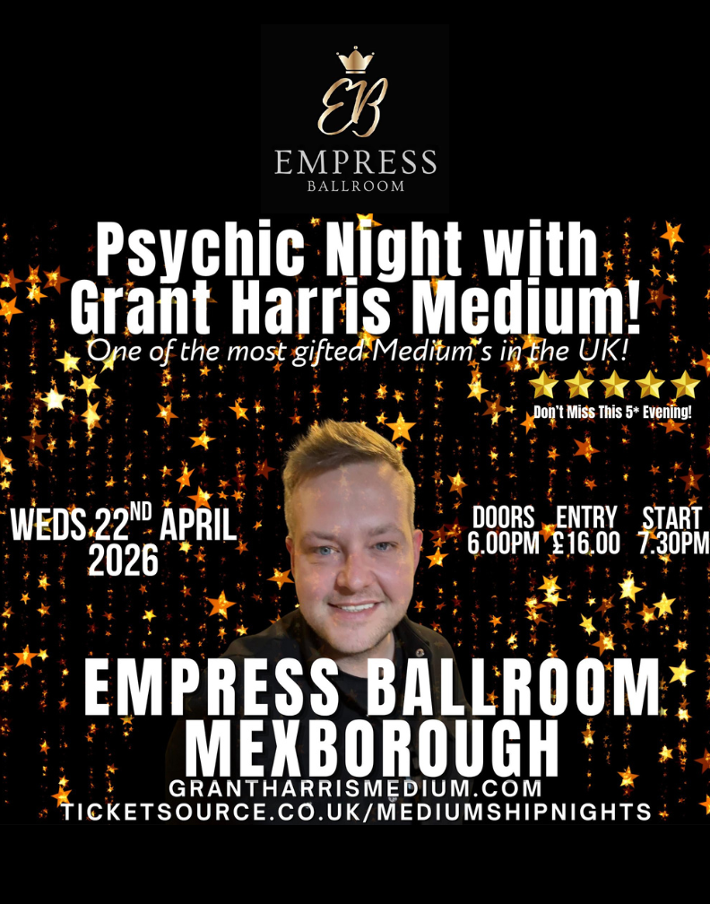 An Evening of Mediumship with Grant Harris Poster